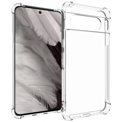 Afbeelding van Google Pixel 8 Pro Hoesje Siliconen en TPU (zacht) iMoshion Softcase/Backcover Transparant Telefoonhoesje