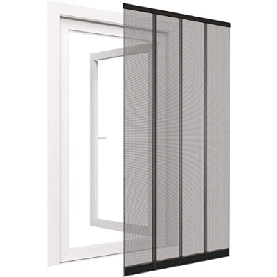 Afbeelding van Easy Life Insectenwerend deurgordijn, van polyester, antraciet, lamellengordijn, met pvc klemlijst