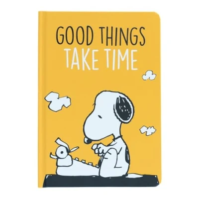 Afbeelding van Grupo Erik Premium notitieboek Snoopy Lazy Days A5 192 pagina&#039;s Notitieboekje met stippen en stickers Dagboek