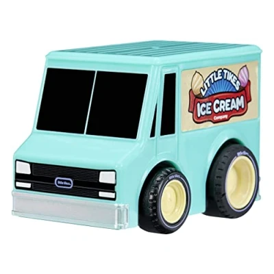 Afbeelding van Little Tikes My First Cars Crazy Fast ICE CREAM TRUCK Pullback speelgoedauto reist tot 50ft/15m Realistisch ontwerp, gemakkelijk vast te houden Moedigd verbeelding aan Vanaf 2+ jaar.