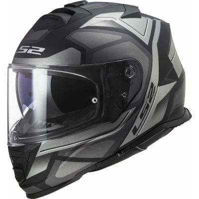 Afbeelding van LS2 FF800 Storm II Faster Helm, zwart grijs zilver, afmeting XS voor man