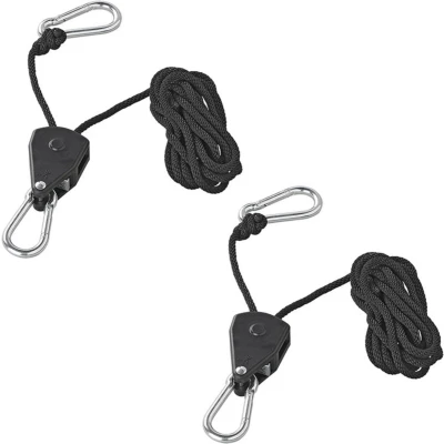 Afbeelding van Pro Plus Takel met Ratel en Touw Capaciteit 68 kilo 3 mm x 2.5 meter 2 stuks