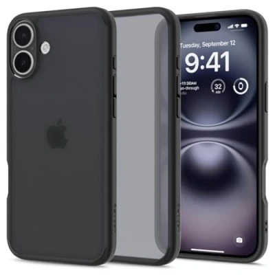 Afbeelding van Spigen Ultra Hybrid Case voor iPhone 16 Plus hoesje Frost Black