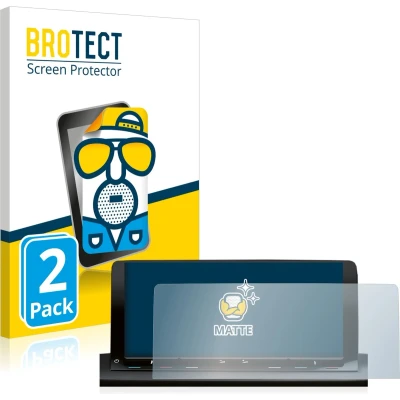 Afbeelding van BROTECT Screenprotector voor Volkswagen Caddy 5 Discover Media 10&quot; Folie Beschermfolie matte (2 Stuks)