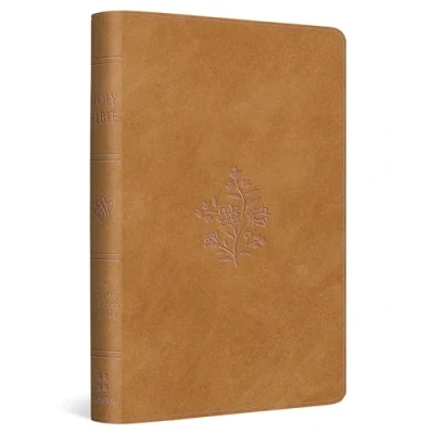 Afbeelding van ESV Compact Bible: English Standard Version, Trutone, Nubuck Caramel, Wildflower Design Bible With Ribbon Marker