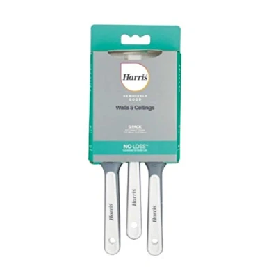 Afbeelding van Harris Seriously Good No Loss Borstel voor muren en plafonds, 5 stuks, 1,3 cm, 2,5 3,8 5,1 cm