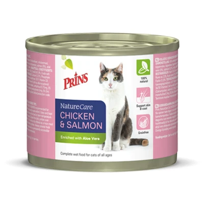 Afbeelding van Prins Naturecare Cat 200 g Kattenvoer Kip&amp;Zalm