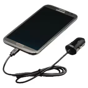 Afbeelding van Micro USB 12 volt autolader voor smartphone