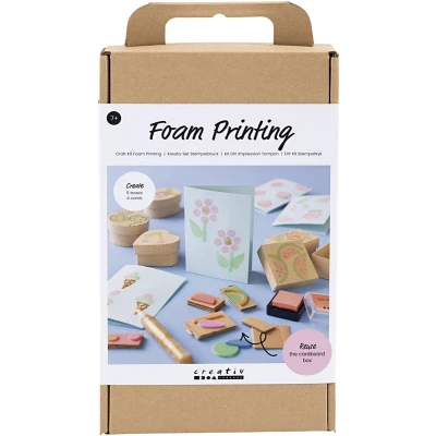 Afbeelding van CC Hobbyset Foam Druk Versierde Dozen en Kaarten