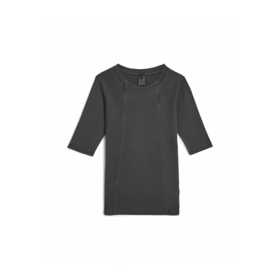 Afbeelding van G STAR Washed A LINE SLIM Tshirt basic, Dames, Maat: Small, Dk black gd