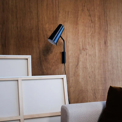 Afbeelding van Pallas wandlamp zwart