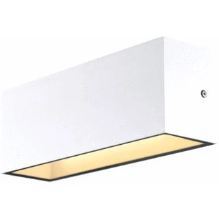 Afbeelding van Slv sitra l wl up down led wandopbouwarmatuur voor buiten wit cct switch 3000 4000 k 1005156
