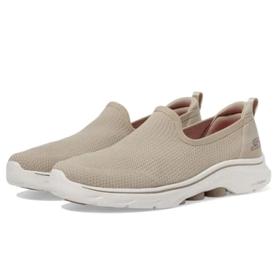 Afbeelding van Skechers GO WALK Instappers, Dames, Maat: 39, Beige Textiel