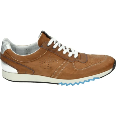 Afbeelding van Clarks GODNEY LACE Vrije tijdsschoenenHeren veterschoenHeren sneakersCasual Kleur: Cognac Maat: 41