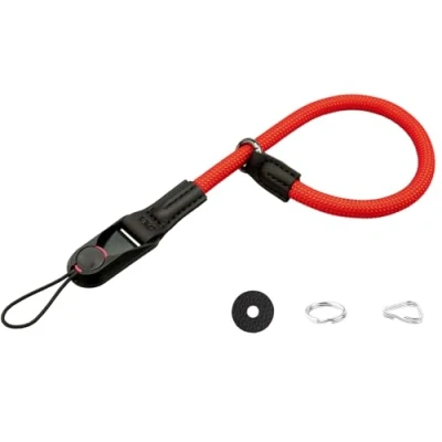 Afbeelding van VKO Camera Polsband Quick Release Handriem voor Man Vrouw Fotografen Klimtouw Lanyard Tether Loop Cord SLR DSLR Digitale Spiegelloze (Rood)