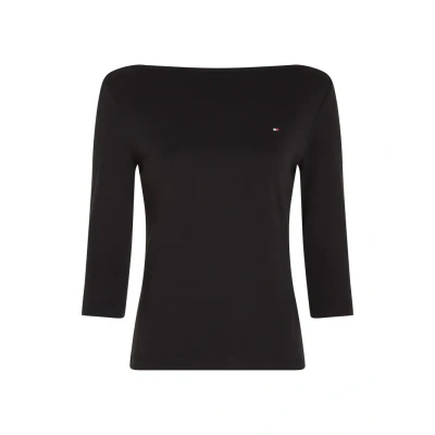 Afbeelding van Tommy Hilfiger NEW CODY SLIM BOAT 3/4 Longsleeve, Dames, Maat: XXS, Black