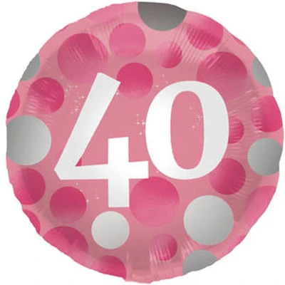 Afbeelding van Folat Folieballon Glossy Pink 40 45 cm