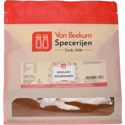 Afbeelding van Van Beekum Specerijen Goulash Kruidenmix 1 kilo (hersluitbare stazak)