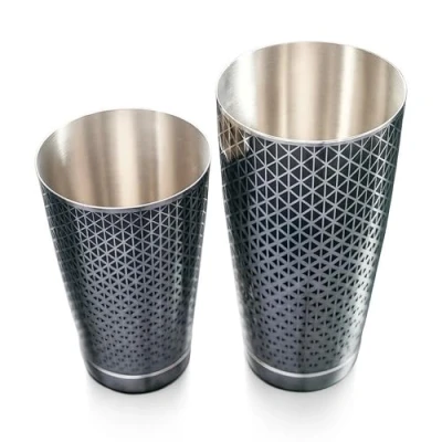 Afbeelding van Kidia Boston Professional Barkeeper Cocktail Shaker Kit Set RVS Mixing Tin Gebalanceerd