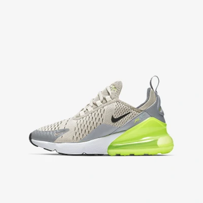 Afbeelding van Nike Air Max 270 (GS) Grijs/Geel Maat 38.5 Doos zonder deksel