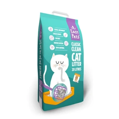 Afbeelding van Easypets Classic Clean Catlitter Kattenbakvulling 20 LTR