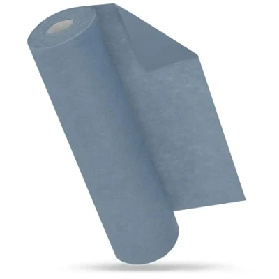 Afbeelding van MODERNO Tafelloper, tafeldecoratie, in blauw grijs (30 cm x 25 m), feestelijke decoratie voor verjaardagen en bruiloften, feestdecoratie bruiloftsdecoratie, veelzijdige tafelloper