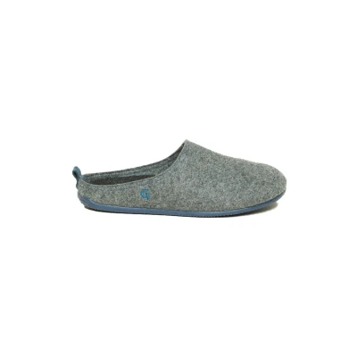 Afbeelding van Gottstein Slidein Pantoffels, Maat: 40, Grey petrol Wol