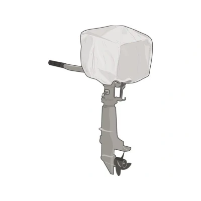 Afbeelding van Budget Beschermhoes buitenboordmotor Covy Line Outboard Cover XL, 115 225 Pk 75x45x75 cm (LxWxH)