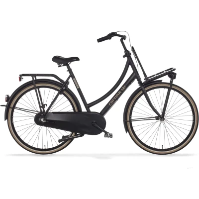 Afbeelding van Cortina U4 Transport RN3 2024 Dames Transportfiets Jet Black Matt 57 Cm + 40.00 Inruilkorting