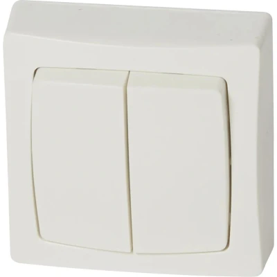Afbeelding van Legrand 086020 Oteo dubbele wisselschakelaar 10 A 250 V 86020
