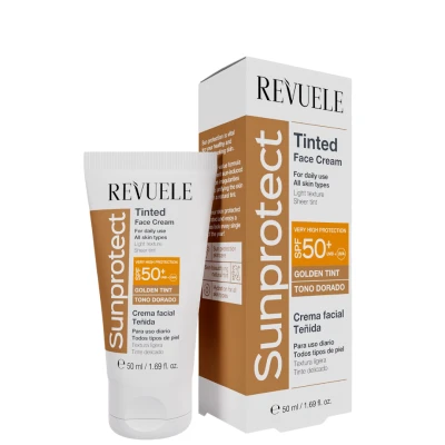 Afbeelding van Revuele Sunprotect Tinted Face Cream SPF50+ Golden Tint 50ml