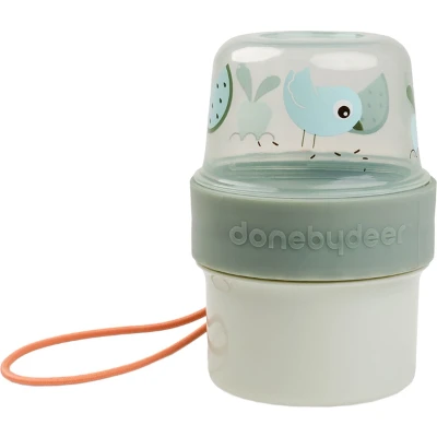 Afbeelding van Done By Deer Birdee 2 Way Snackbox Small Green