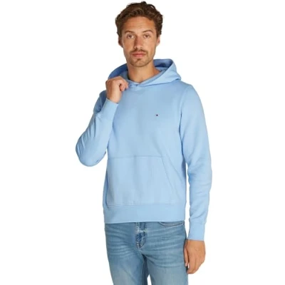 Afbeelding van Tommy Hilfiger FLAG LOGO Hoody Sweater, Heren, Maat: XS, Vessel blue