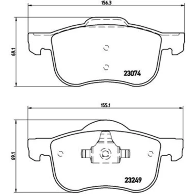 Afbeelding van Brembo Remblokset P 86 020