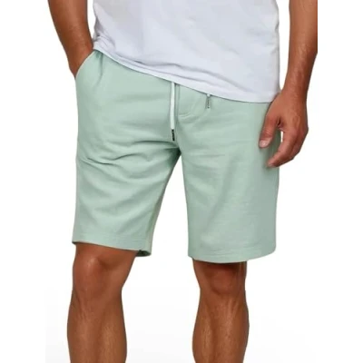 Afbeelding van riverso RIVOliver korte herenshorts, broek, bermuda, knielang, effen, wit, blauw, marineblauw, beige, zwart, groen, S, M, L, XL, XXL, 3XL, 4XL, 5XL, Pastel Mint Green, 4XL