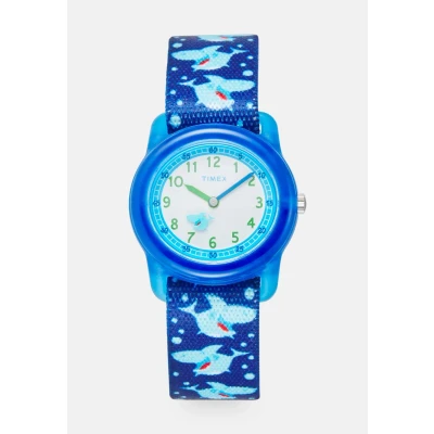 Afbeelding van Timex Youth Analog Strap Sharks Unisex Horloge voor kinderen, Maat: One Size, Blue