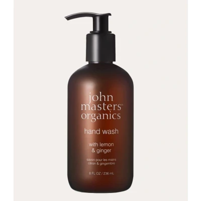 Afbeelding van John Masters Organics Gel Organic Skincare Bodycare Handwash With Lemon &amp; Ginger 236ml