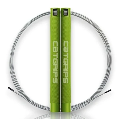Afbeelding van CATGRIPS Springtouw Crossfit, Premium Profi Springtouw, Speed Rope, Jump Stalen Skip met Draagtas, Snelheidskabels, Touwtjespringen, Skipping Rope