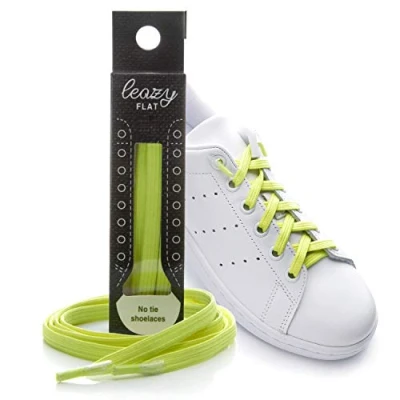 Afbeelding van Leazy flat Niet strikveters voor kinderen en volwassenen De platte elastische schoenveters met ankerpunt sneakers