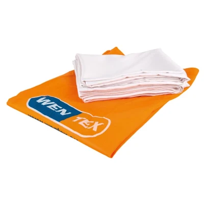 Afbeelding van Wentex Standard Pipes &amp; Drapes curtain Medium Gloss Satin Pleated, 300(w) x 300(h)cm, 300 Gram/M2, White