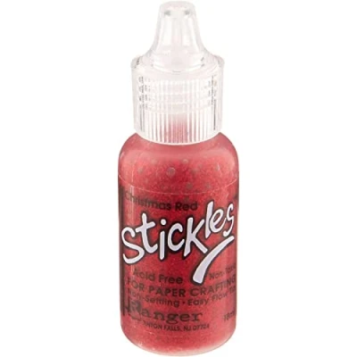 Afbeelding van Ranger Stickles Glitter Glue 15ml christmas red SGG01898