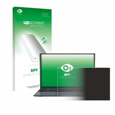Afbeelding van upscreen privacy screenprotector voor MEDION E16443 Folie Beschermfolie Blauwlichtfilter
