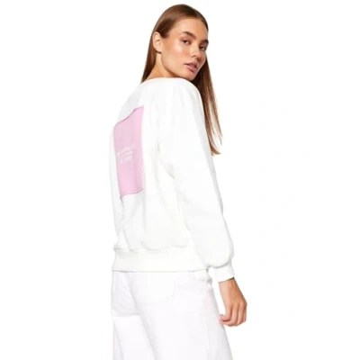 Afbeelding van Trendyol Katoen &amp; polyester Sweatshirt Wit Regular XS White, Kleur: wit,