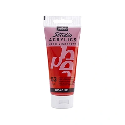 Afbeelding van PEBEO Studio Acrylics Fine, 831 053, acrylverf, donkerrood, 100 ml