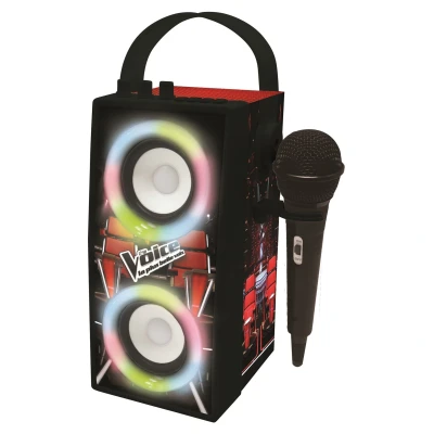 Afbeelding van Draagbare Bluetooth lichtluid Speaker met microfoon The Voice 3380743084374