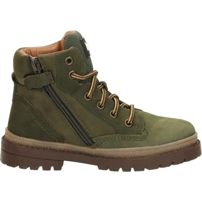 Afbeelding van Keq Babyschoenen voor kinderen, Maat: 22, Groen Leer/ synthetisch