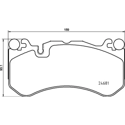 Afbeelding van Brembo Remblokset P 50 142