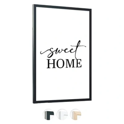 Afbeelding van Edihome, Fotolijst A3 (1 stuk), 29,7 x 42 cm, hout, acrylfolie, voor afstuderen, poster, bruiloft, communie, diploma&#039;s (zwart, 1 stuks)