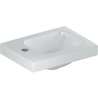 Afbeelding van Geberit iCon Light fontein kraangat links wit KeraTect (38 x 28 cm) 1