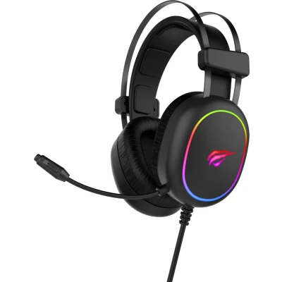 Afbeelding van Havit GAMING HEADPHONE RGB BLACK 2016D Headset Hoofdband Zwart